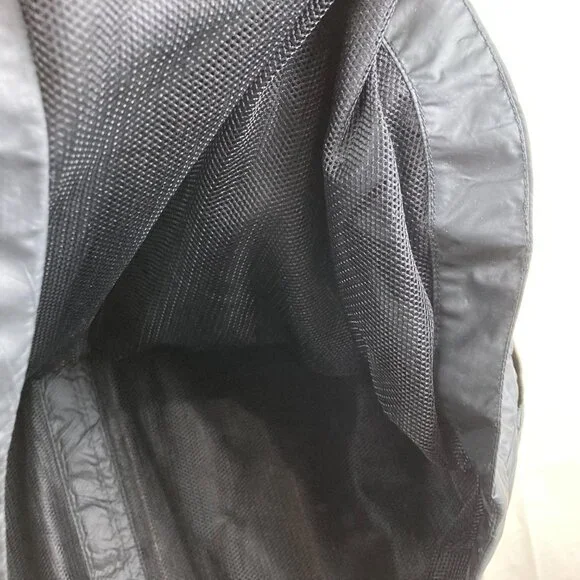 Adidas Women Sz S Black Wind Breaker Zip Up Hooded Jacket Cinched Waist - Picture 11 of 11